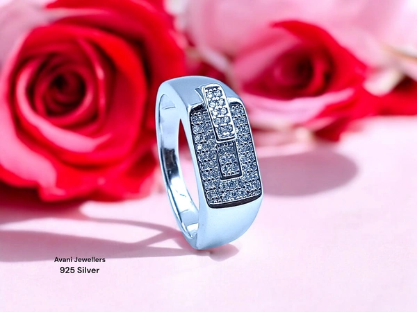 Silver Gents Fancy Rings - 5.25, 25