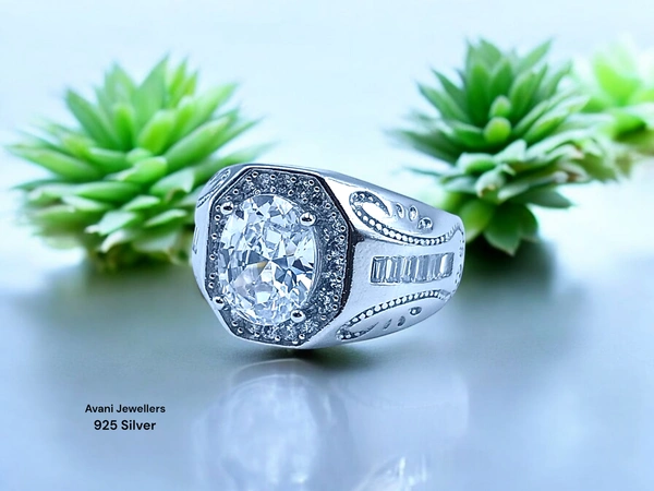 Silver Gents Fancy Rings - 7.79, 20