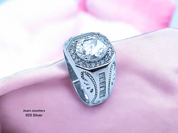 Silver Gents Fancy Rings - 7.79, 20