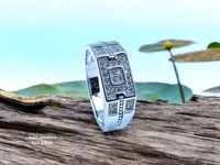Silver Gents Fancy Rings - 6.09, 25