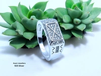 Silver Gents Fancy Rings - 6.29, 26