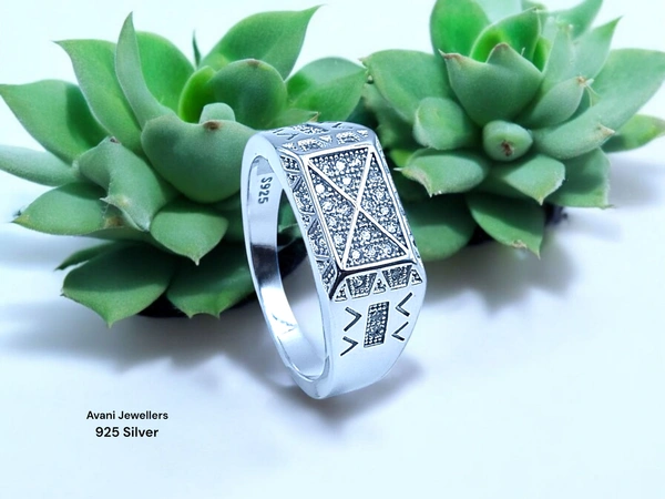 Silver Gents Fancy Rings - 6.29, 26