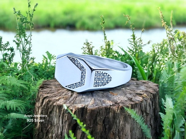 Silver Gents Fancy Rings - 6.58, 22