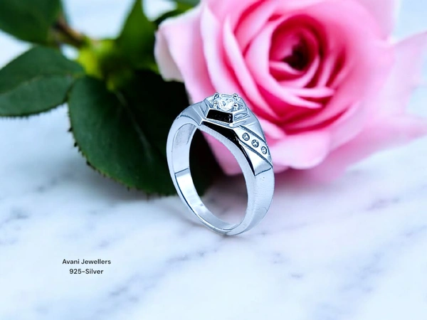 Silver Gents Fancy Rings - 5.06, 21