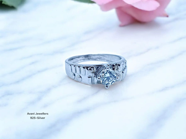 Silver Gents Fancy Rings - 3.63, 20