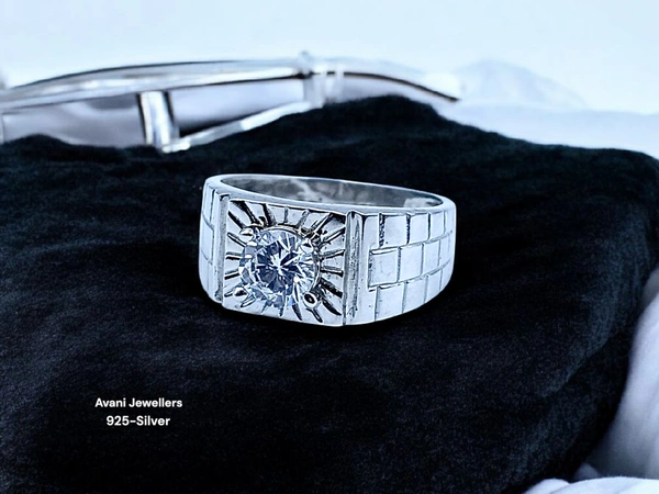 Silver Gents Fancy Rings - 3.86, 18