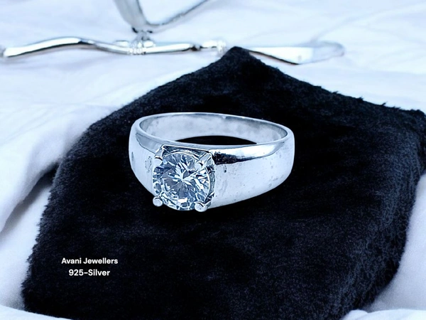 Silver Gents Fancy Rings - 5.17, 19