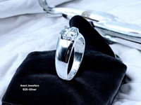 Silver Gents Fancy Rings - 5.17, 19