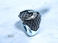 Silver Gents Fancy Rings - 8.6, 23