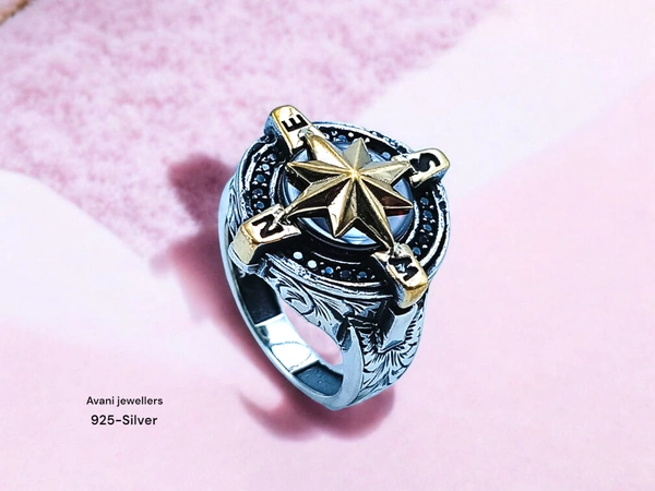 Silver Gents Fancy Rings - 12.82, 22