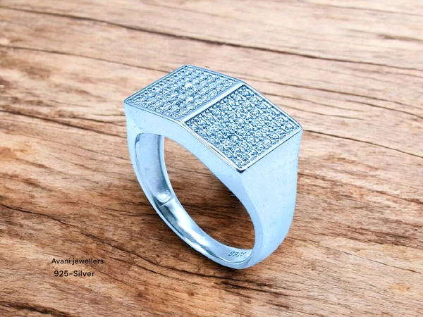 Silver Gents Fancy Rings - 7.08, 27