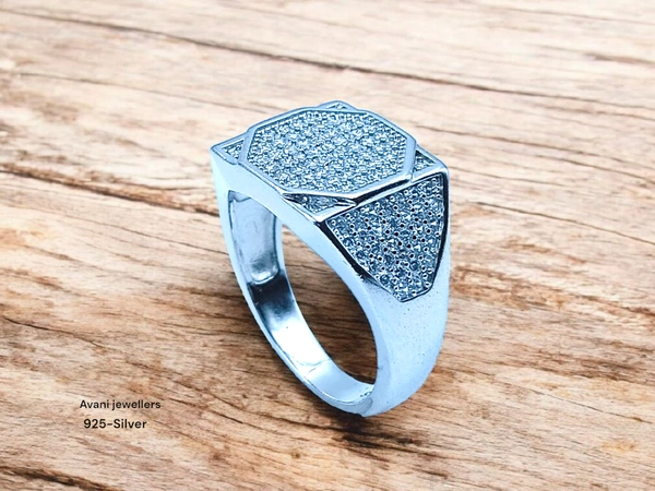 Silver Gents Fancy Rings - 6.81, 21