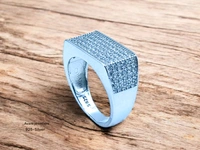 Silver Gents Fancy Rings - 6.15, 16