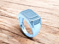 Silver Gents Fancy Rings - 7, 22