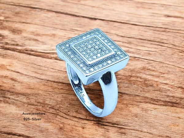 Silver Gents Fancy Rings - 5.33, 17