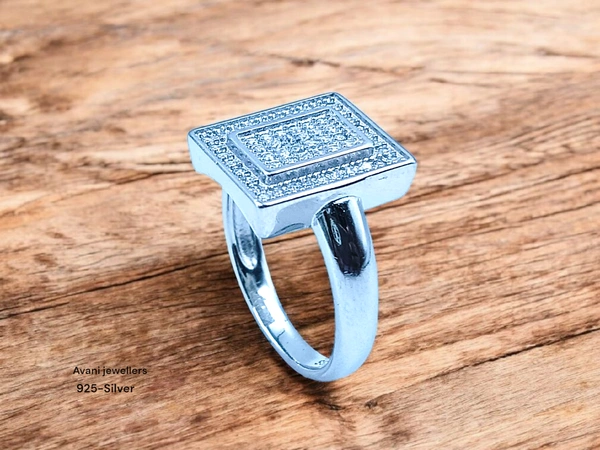 Silver Gents Fancy Rings - 5.3, 20