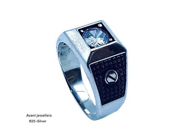 Silver Gents Fancy Rings - 29, 8.78
