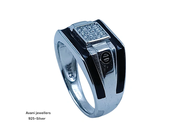 Silver Gents Fancy Rings - 17, 5.11