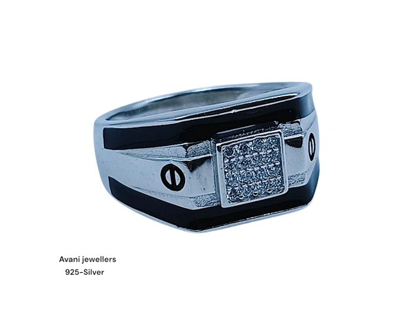 Silver Gents Fancy Rings - 17, 5.11