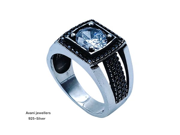 Silver Gents Fancy Rings - 22, 8.69