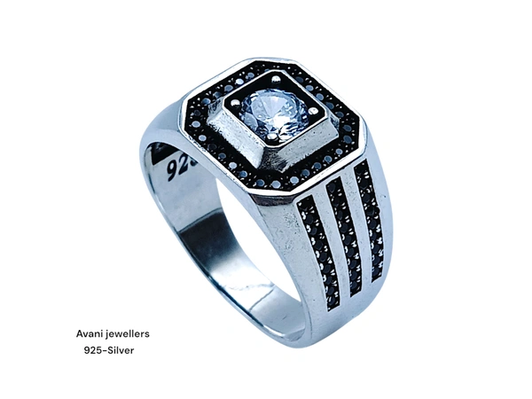Silver Gents Fancy Rings - 29, 8.84
