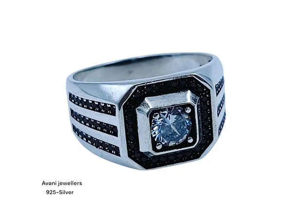Silver Gents Fancy Rings - 29, 8.84