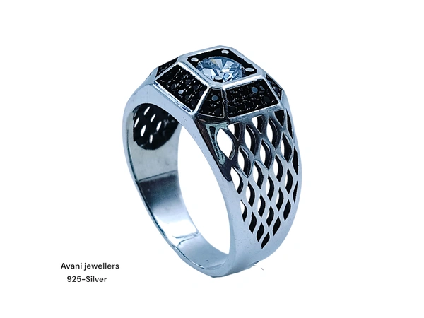 Silver Gents Fancy Rings - 29, 8.43