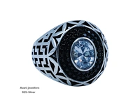 Silver Gents Fancy Rings - 24, 7.97