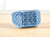 Silver Gents Fancy Rings - 18, 5.56