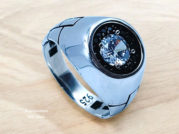 Silver Gents Fancy Rings - 26, 8.34