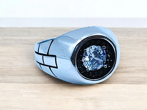 Silver Gents Fancy Rings - 26, 8.34