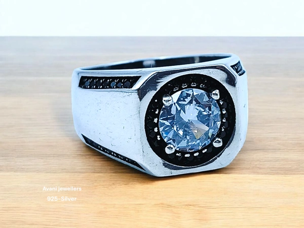 Silver Gents Fancy Rings - 26, 9.31