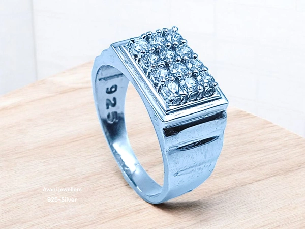 Silver Gents Fancy Rings - 19, 4.68