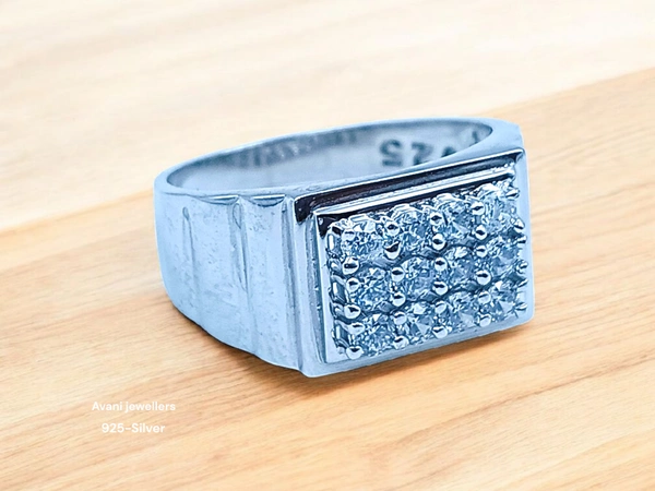 Silver Gents Fancy Rings - 19, 4.68
