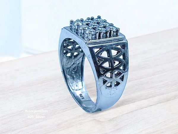 Silver Gents Fancy Rings - 18, 5.79