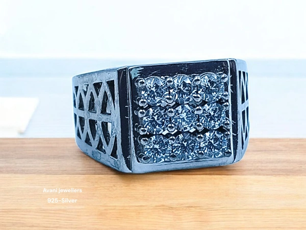 Silver Gents Fancy Rings - 18, 5.79