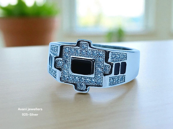 Silver Gents Fancy Rings - 20, 6.43
