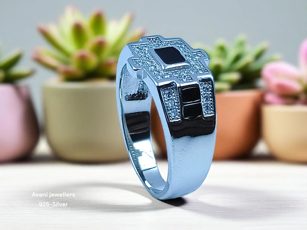 Silver Gents Fancy Rings - 20, 6.43