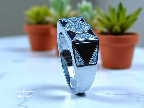 Silver Gents Fancy Rings - 23, 7.41
