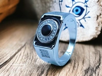 Silver Gents Fancy Rings - 22, 7.3