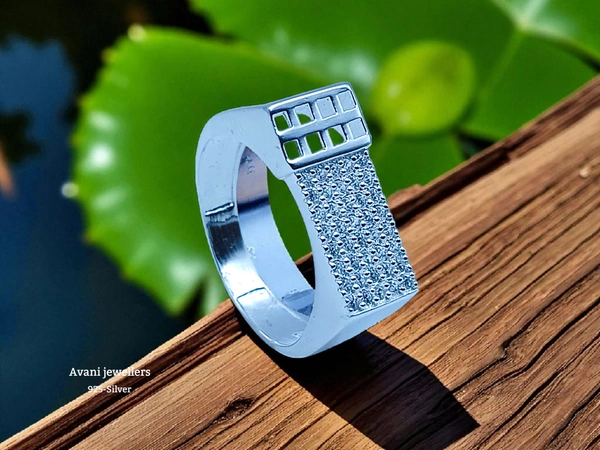 Silver Gents Fancy Rings - 22, 4.03, 4.03