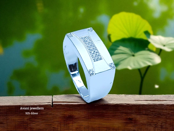 Silver Gents Fancy Rings - 23, 4.35, 4.35