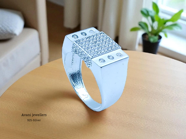 Silver Gents Fancy Rings - 22, 6.3, 6.3