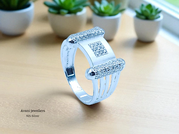Silver Gents Fancy Rings - 23, 3.96, 3.96