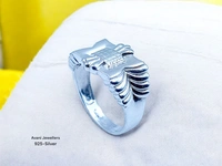 Silver Gents Plain Ring - 5.01, 25