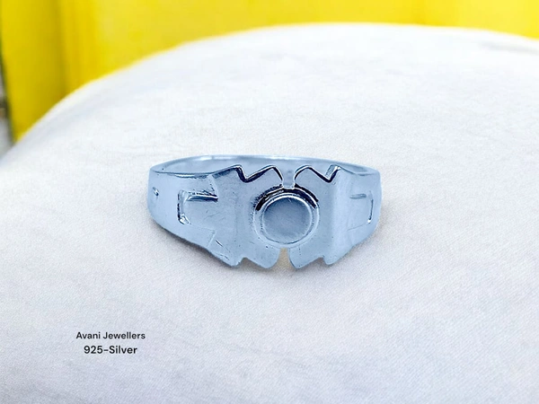 Silver Gents Plain Ring - 2.4, 20