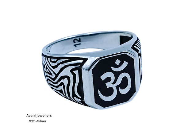 Silver Gents Plain Ring - 28, 8.96