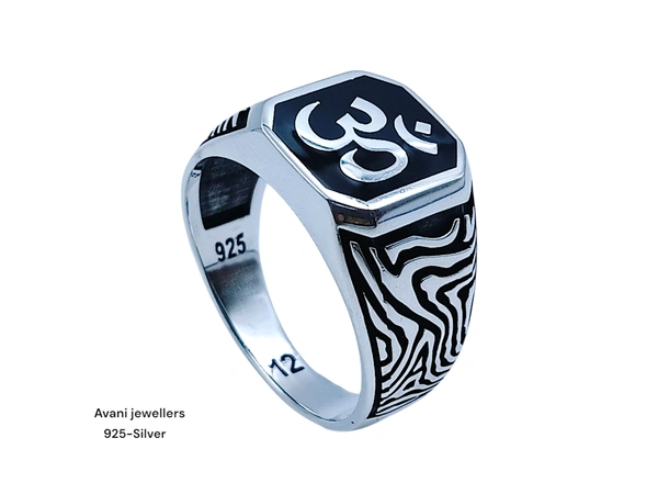 Silver Gents Plain Ring - 28, 8.96