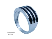 Silver Gents Plain Ring - 21, 6.4