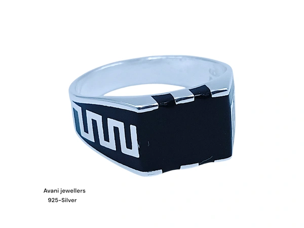 Silver Gents Plain Ring - 27, 5.76
